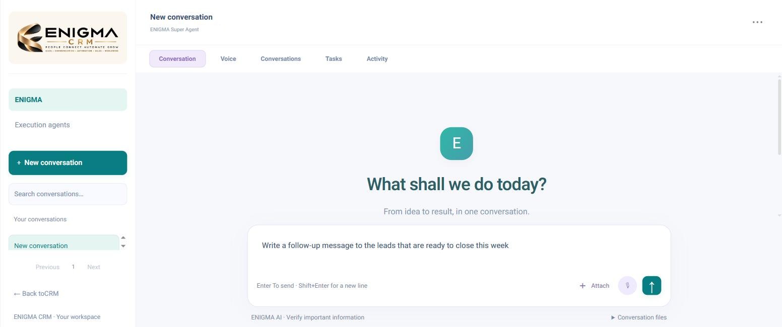 An AI agent that works inside your CRM